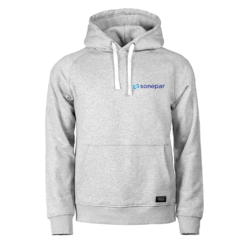 Hoodie grå, herr