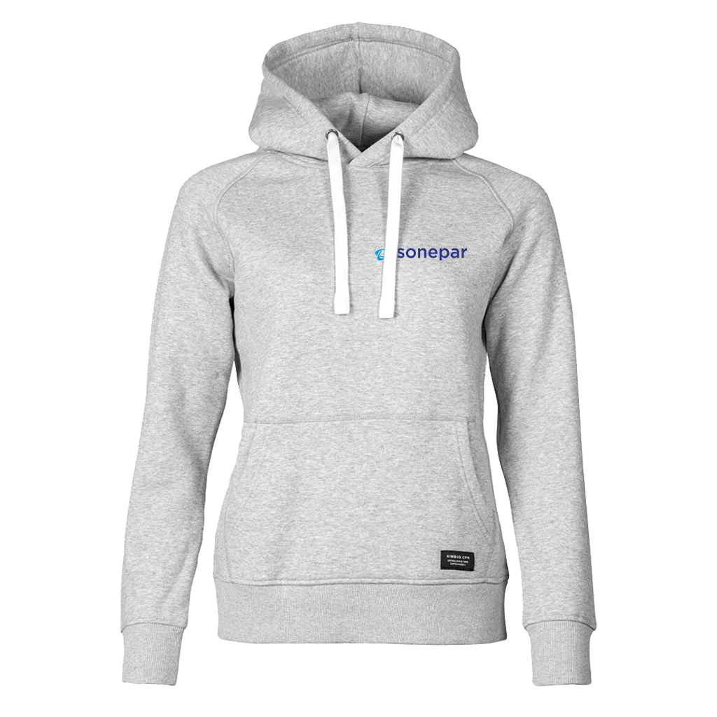Hoodie grå, dam